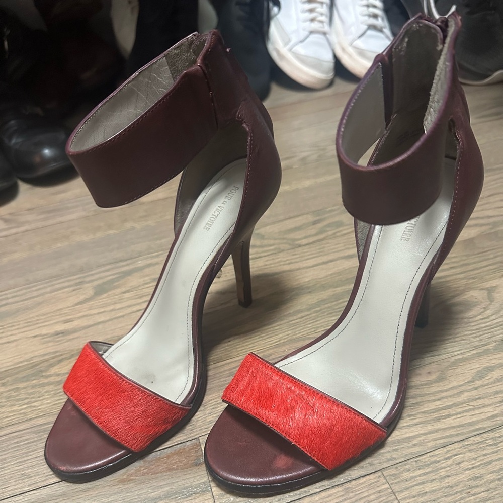 Calf Hair Sandals